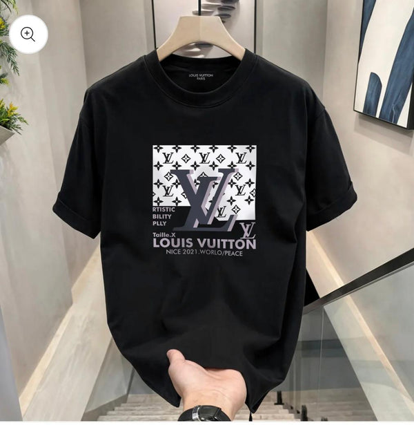 Premium Luxury-Inspired Monogram Oversized T-Shirt
