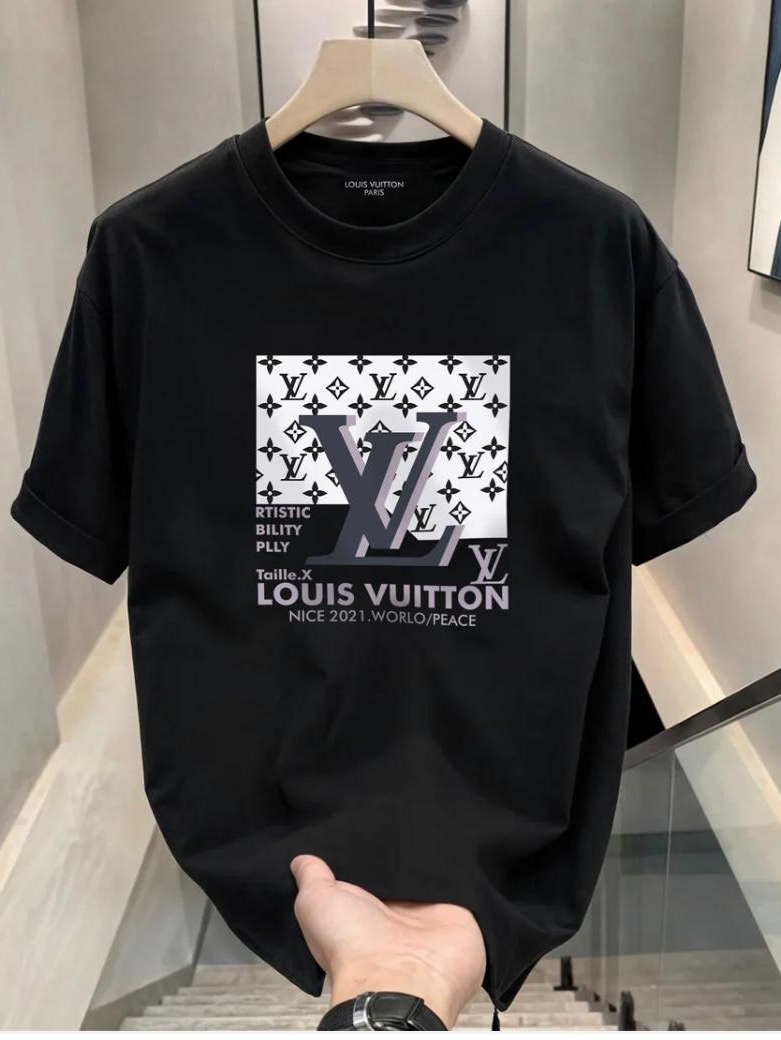 Premium Luxury-Inspired Monogram Oversized T-Shirt