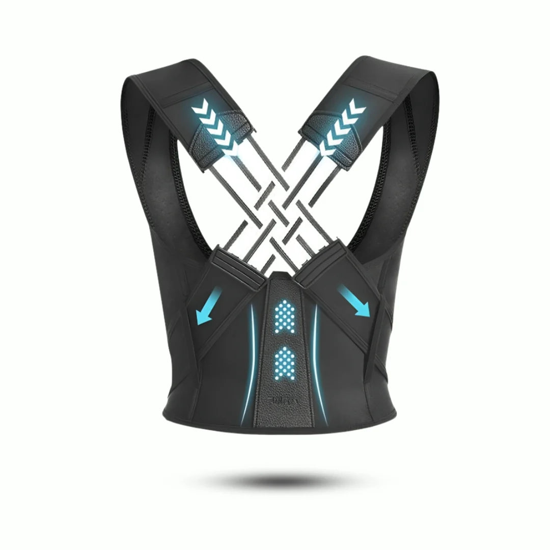 Premium Posture Corrector Shoulder Belt – Adjustable Back Support Brace for Men &amp; Women