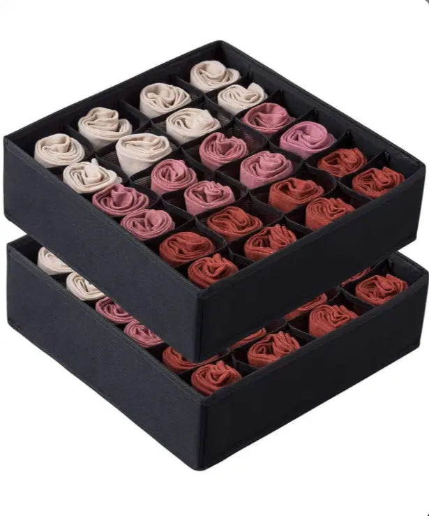 24-Grid Drawer Organizer Box – Multipurpose Storage & Space-Saving Organizer